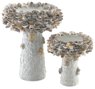 Oyster Shell Collection Bird Bath (1200-0053)