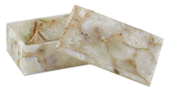 Currey and Company - 1200-0175 - Box - Benoit Collection - Natural Agate Currey and Company - 1200-0175 - Box - Benoit Collection - Natural Agate