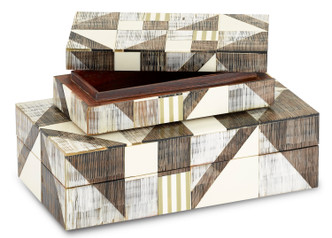 Modernist Collection Boxes Set of 2 (1200-0370) Modernist Collection Boxes Set of 2 (1200-0370)