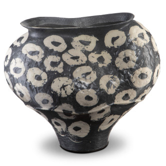 Currey and Company - 1200-0712 - Bowl - Japonesque Bowl - Black/Light Mud