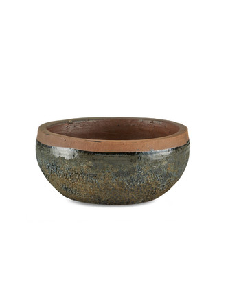 Currey and Company - 2200-0036 - Planter - Lyra Collection - Reactive Black