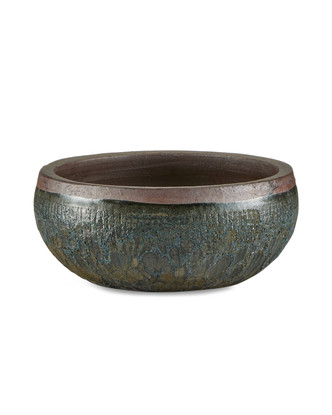 Currey and Company - 2200-0037 - Planter - Lyra Collection - Reactive Black