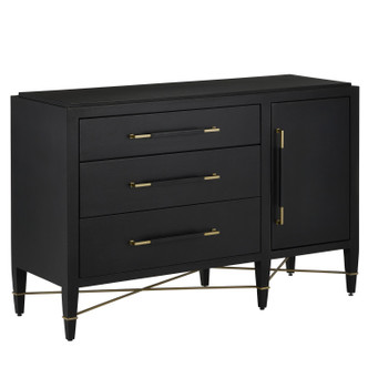 Currey and Company - 3000-0250 - Chest - Verona - Black/Natural/Champagne/Silver