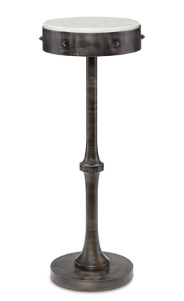 Currey and Company - 4000-0121 - Drinks Table - Helios Black Drinks Table - Antique Black/White