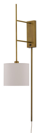 Savill Brass Wall Sconce One Light Wall Sconce (5000-0076)