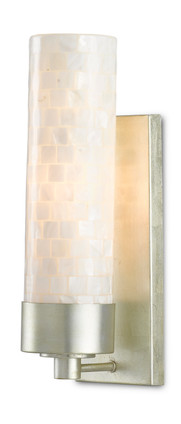 Abadan Silver Wall Sconce One Light Wall Sconce (5000-0158)