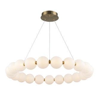 Trans Globe Imports - MDN-1592 AG - LED Chandelier - Orb II - Antique Gold
