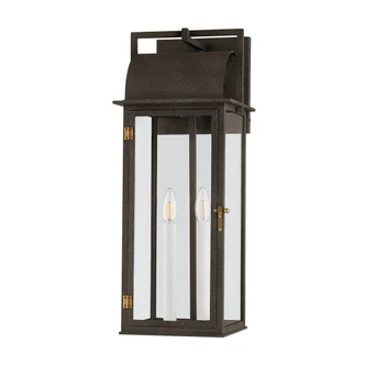 Troy Lighting - B2224-FRN/PBR - Two Light Outdoor Wall Sconce - Bohen - French Iron