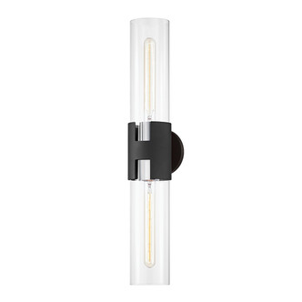 Troy Lighting - B3232-PN/TBK - Two Light Wall Sconce - Amado - Polished Nickel/Textured Black Troy Lighting - B3232-PN/TBK - Two Light Wall Sconce - Amado - Polished Nickel/Textured Black