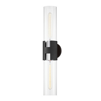 Troy Lighting - B3232-PN/TBK - Two Light Wall Sconce - Amado - Polished Nickel