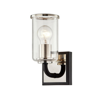 Troy Lighting - B7681 - One Light Vanity - Aeon - Carbide Blk & Pol Nickel Troy Lighting - B7681 - One Light Vanity - Aeon - Carbide Blk & Pol Nickel