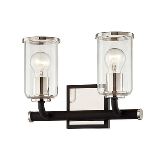Troy Lighting - B7682-TBK/PN - Two Light Bath and Vanity - Aeon - Textured Black & Polish Nickel Troy Lighting - B7682-TBK/PN - Two Light Bath and Vanity - Aeon - Textured Black & Polish Nickel