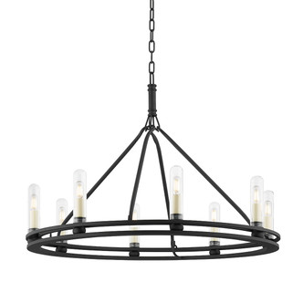 Troy Lighting - F6233-TBK - Eight Light Outdoor Chandelier - Sutton - Texture Black