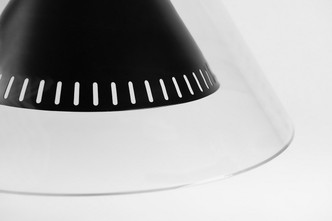 Atticus One Light Pendant (F7666-SBK)