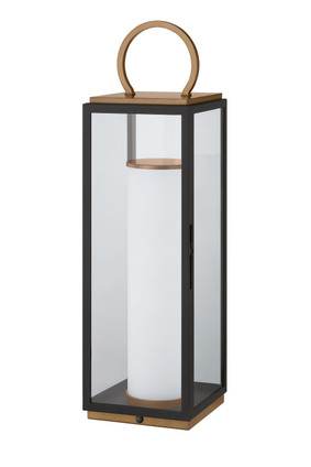 Troy Lighting - RTL6729-PBR/TBK - LED Table Lamp - Gareth - Patina Brass/Textured Black