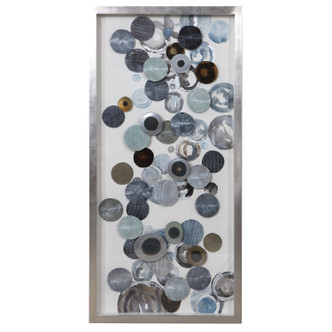 Uttermost - 04205 - Shadow Box - Kella - Silver Brown Blue And Green Uttermost - 04205 - Shadow Box - Kella - Silver Brown Blue And Green