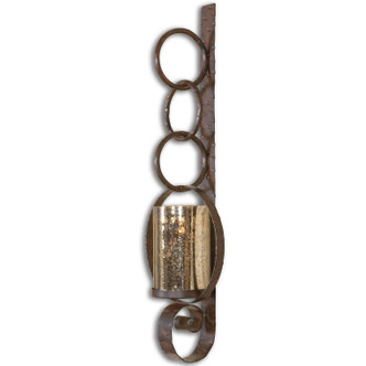 Uttermost - 19850 - Wall Sconce - Falconara - Rust Brown w/Burnished Edges