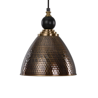 Uttermost - 22052 - One Light Pendant - Adastra - Hammered Antique Brass