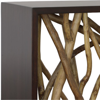 Teak Maze Console Table (22901)