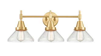 Innovations - 447-3W-SG-G4474 - Three Light Bath Vanity - Caden - Satin Gold
