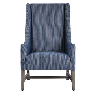 Uttermost - 23562 - Accent Chair - Galiot - Blue And White