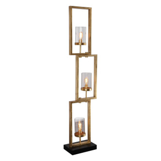 Uttermost - 28189-1 - Three Light Floor Lamp - Cielo - Antiqued Gold Leaf