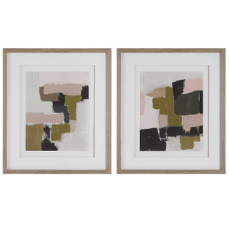Uttermost - 41453 - Framed Prints Set/2 - Color Block - Solid Wood