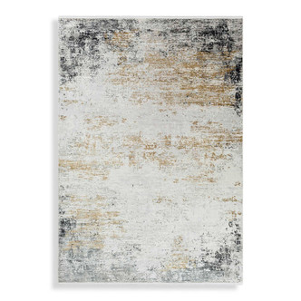 Uttermost - 71508-9 - Rug - Ulen - White Charcoal Saffron Gray
