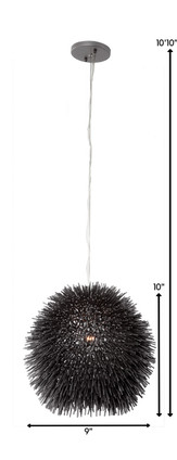Urchin One Light Mini Pendant (169M01BL)