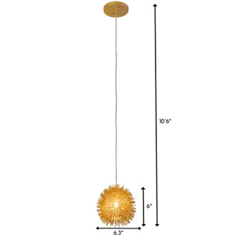 Urchin One Light Mini Pendant (169M01SGO)
