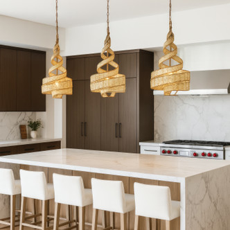 Flow Three Light Pendant (240P03BTR)