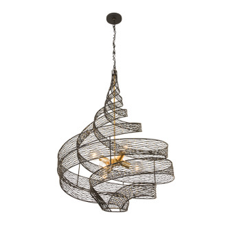 Flow Six Light Pendant (240P06MBFG)