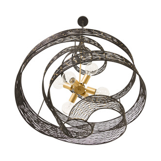 Flow Six Light Pendant (240P06MBFG)