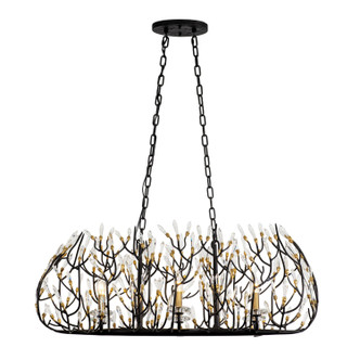 Bask Six Light Linear Pendant (271N06MBFG)