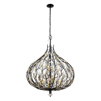 Bask Nine Light Pendant (271P09MBFG)