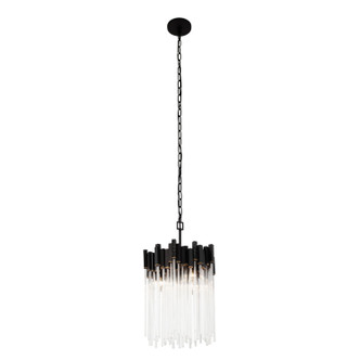 Varaluz - 309P03MBFG - Three Light Pendant - Matrix - Matte Black/French Gold Varaluz - 309P03MBFG - Three Light Pendant - Matrix - Matte Black/French Gold