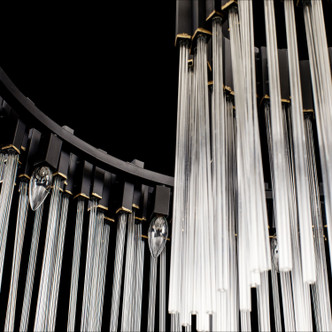 Matrix 12 Light Pendant (309P12MBFG)