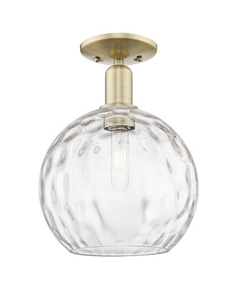 Innovations - 716-1C-AB-G1215-10 - One Light Semi-Flush Mount - Arcadia - Antique Brass