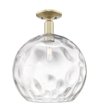 Innovations - 716-1C-AB-G1215-14 - One Light Semi-Flush Mount - Arcadia - Antique Brass