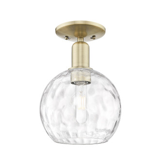 Innovations - 716-1C-AB-G1215-8 - One Light Semi-Flush Mount - Arcadia - Antique Brass