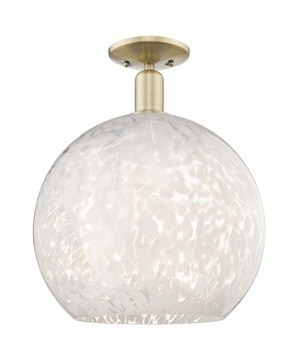 Innovations - 716-1C-AB-G1216-14WM - One Light Semi-Flush Mount - Arcadia - Antique Brass