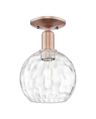Innovations - 716-1C-AC-G1215-8 - One Light Semi-Flush Mount - Arcadia - Antique Copper