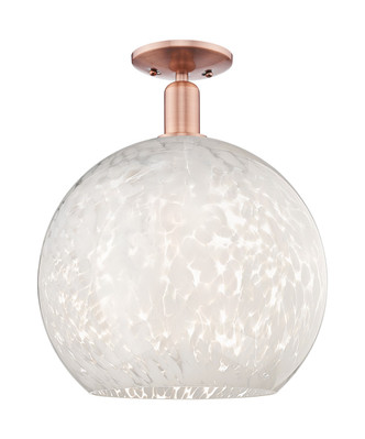 Innovations - 716-1C-AC-G1216-14WM - One Light Semi-Flush Mount - Arcadia - Antique Copper