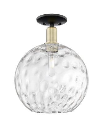 Innovations - 716-1C-BAB-G1215-12 - One Light Semi-Flush Mount - Arcadia - Black Antique Brass