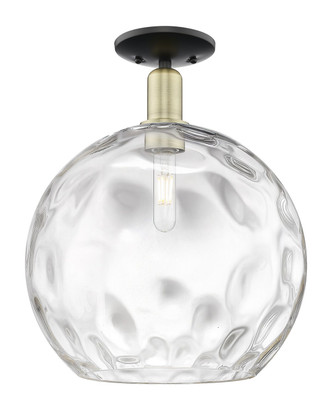 Innovations - 716-1C-BAB-G1215-14 - One Light Semi-Flush Mount - Arcadia - Black Antique Brass