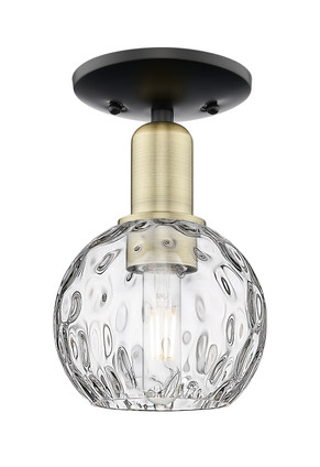 Innovations - 716-1C-BAB-G1215-6 - One Light Semi-Flush Mount - Arcadia - Black Antique Brass