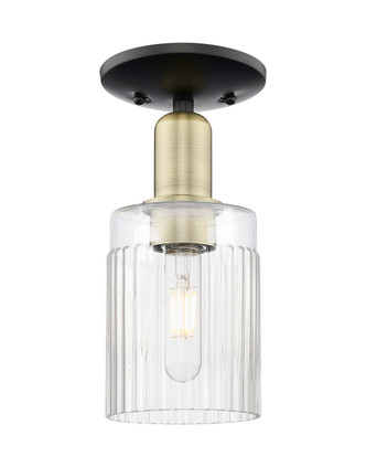 Innovations - 716-1C-BAB-G342 - One Light Semi-Flush Mount - Arcadia - Black Antique Brass