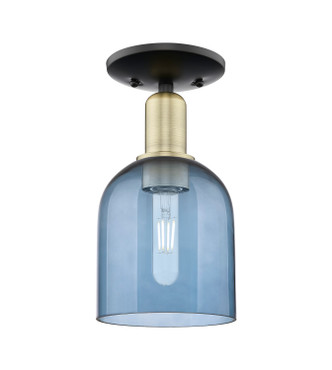 Innovations - 716-1C-BAB-G558-6BL - One Light Semi-Flush Mount - Arcadia - Black Antique Brass