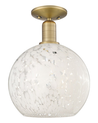 Innovations - 716-1C-BB-G1216-10WM - One Light Semi-Flush Mount - Arcadia - Brushed Brass