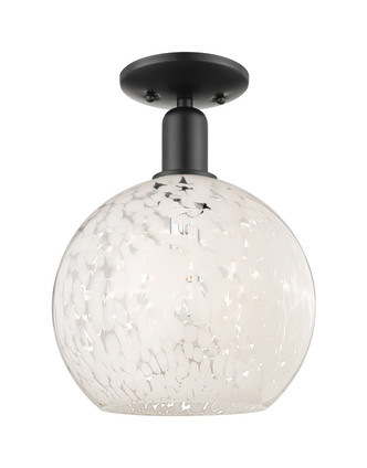 Innovations - 716-1C-BK-G1216-10WM - One Light Semi-Flush Mount - Arcadia - Matte Black